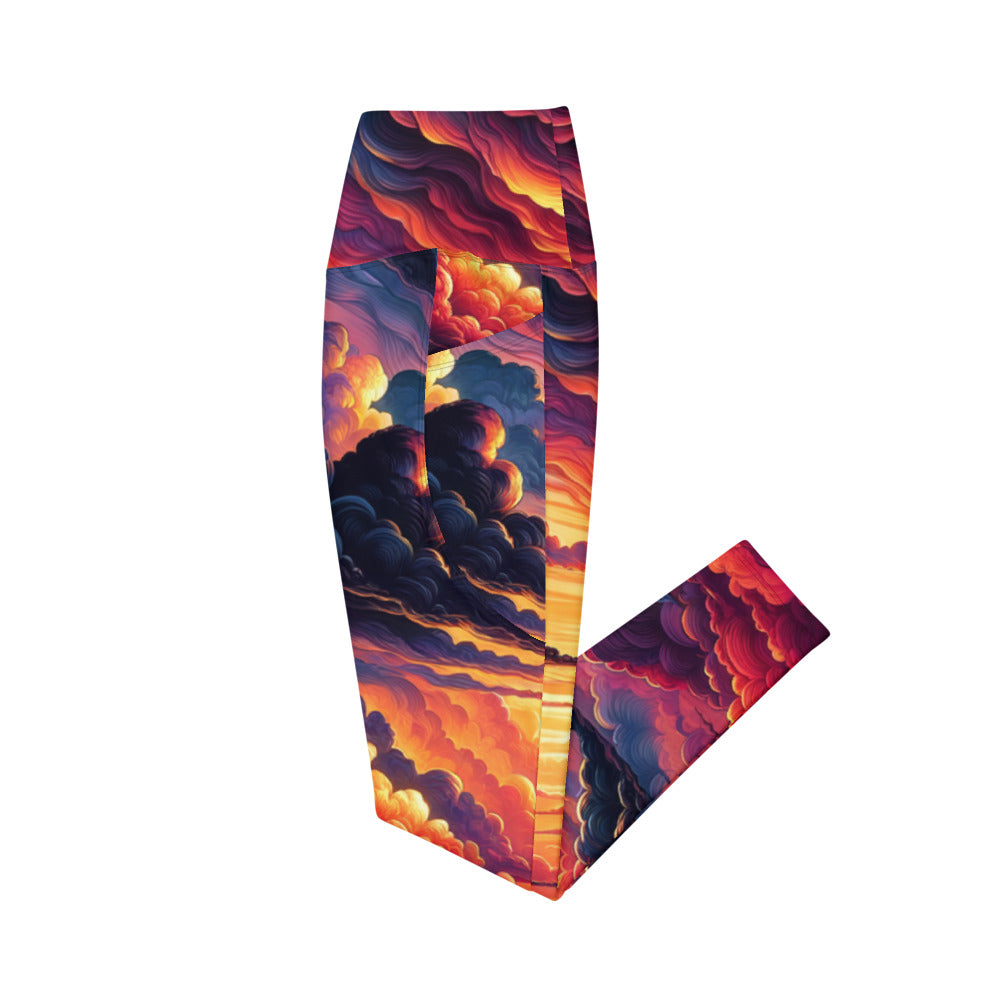 Tempest Threads Crossover Leggings with Pockets