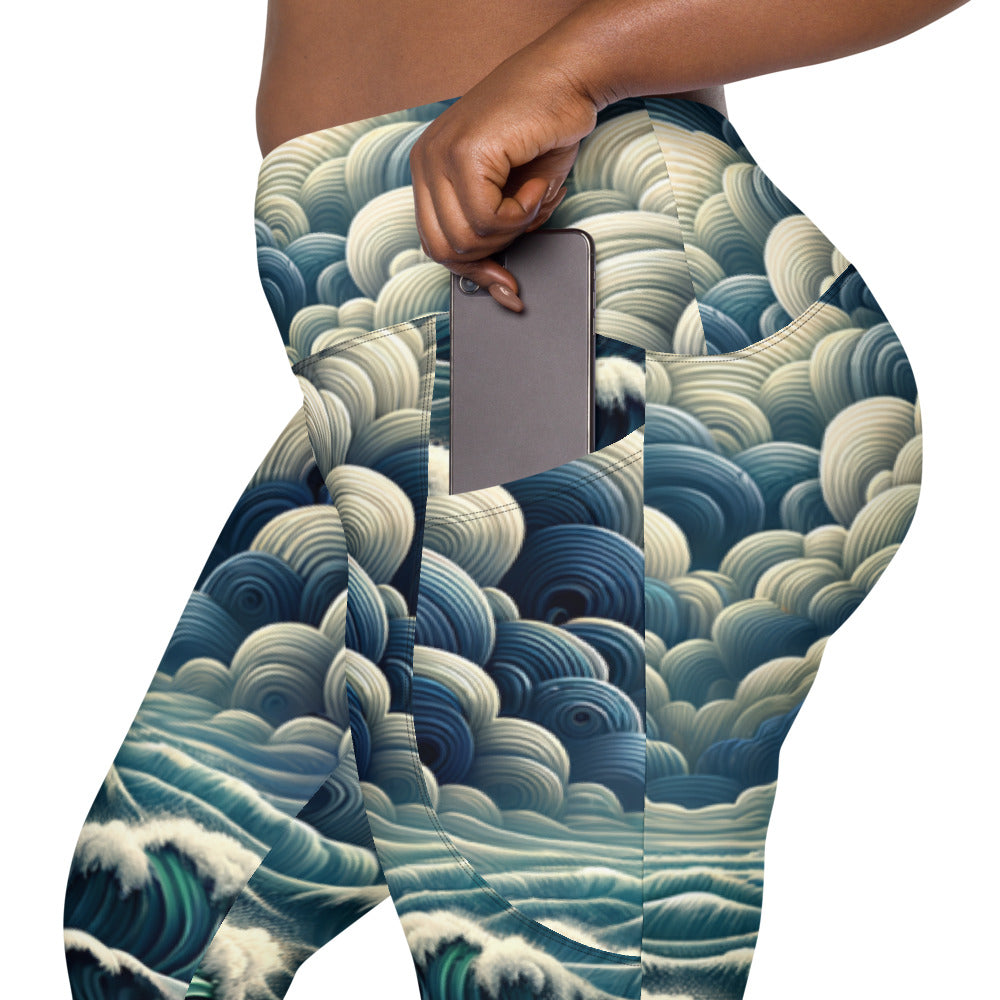 Tempest Threads Crossover Leggings with Pockets