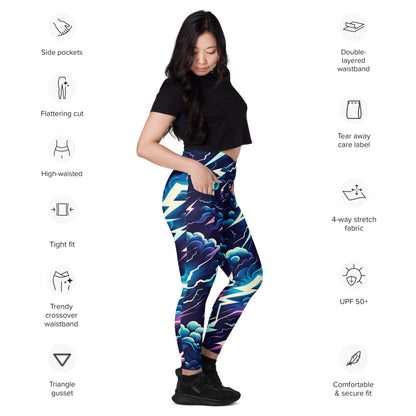 Tempest Threads Crossover Leggings with Pockets