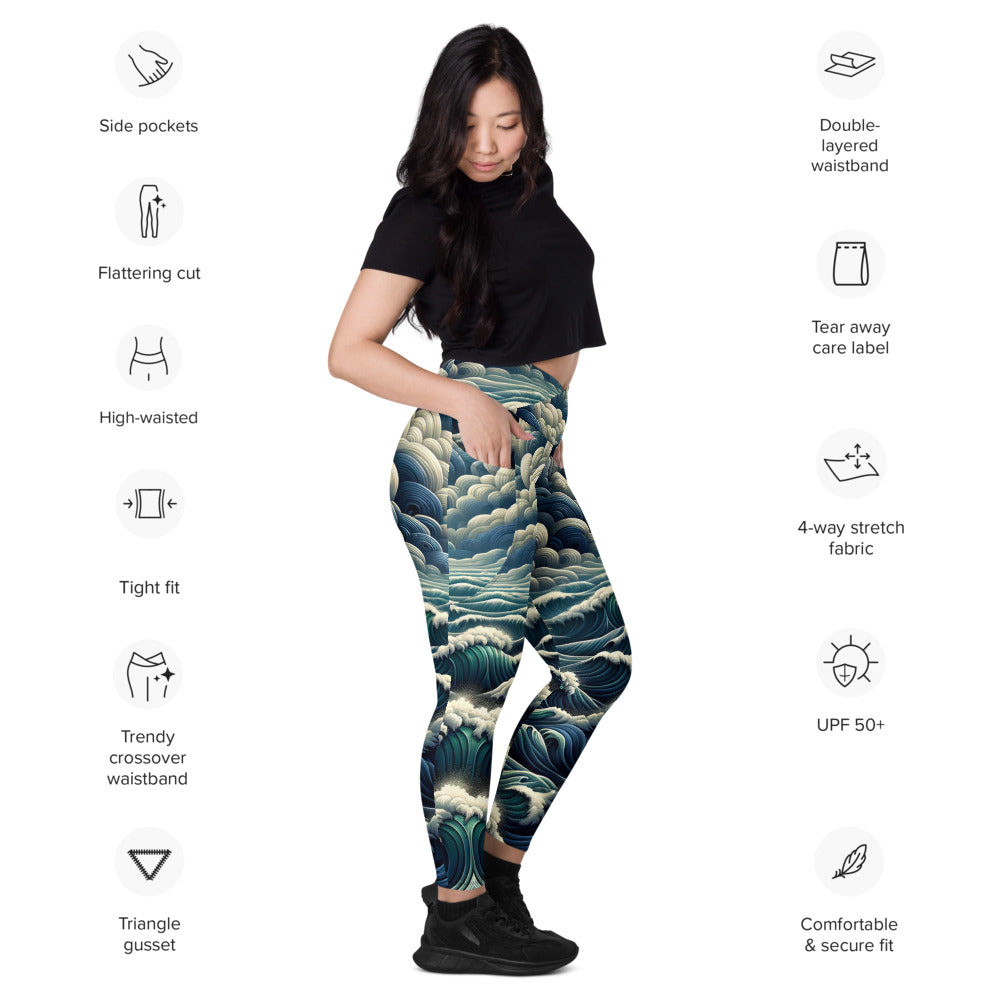 Tempest Threads Crossover Leggings with Pockets