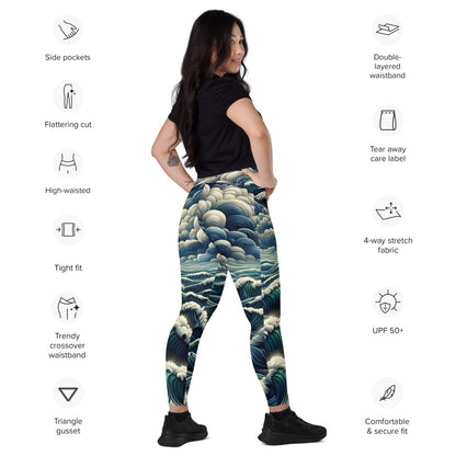 Tempest Threads Crossover Leggings with Pockets