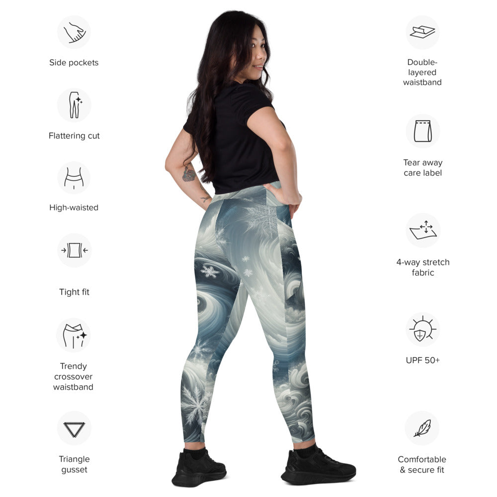Tempest Threads Crossover Leggings with Pockets