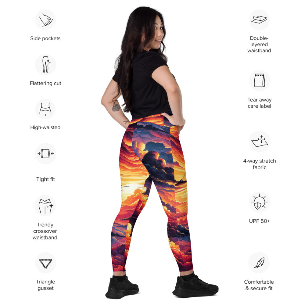 Tempest Threads Crossover Leggings with Pockets