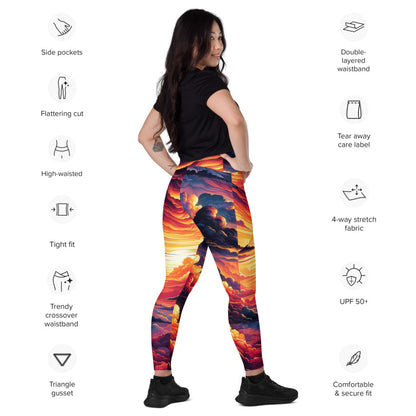 Tempest Threads Crossover Leggings with Pockets