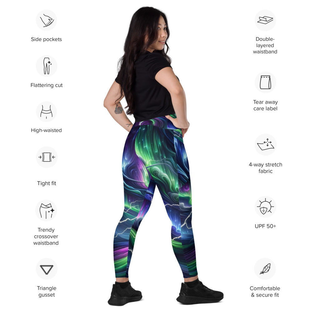 Tempest Threads Crossover Leggings with Pockets