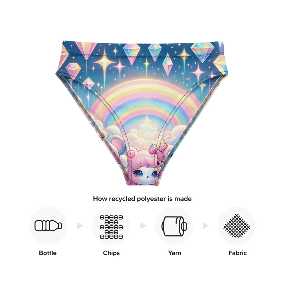 Hallyu Vibe Couture High-Waisted Bikini Bottom