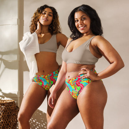 Regal High-Waisted Bikini Bottom