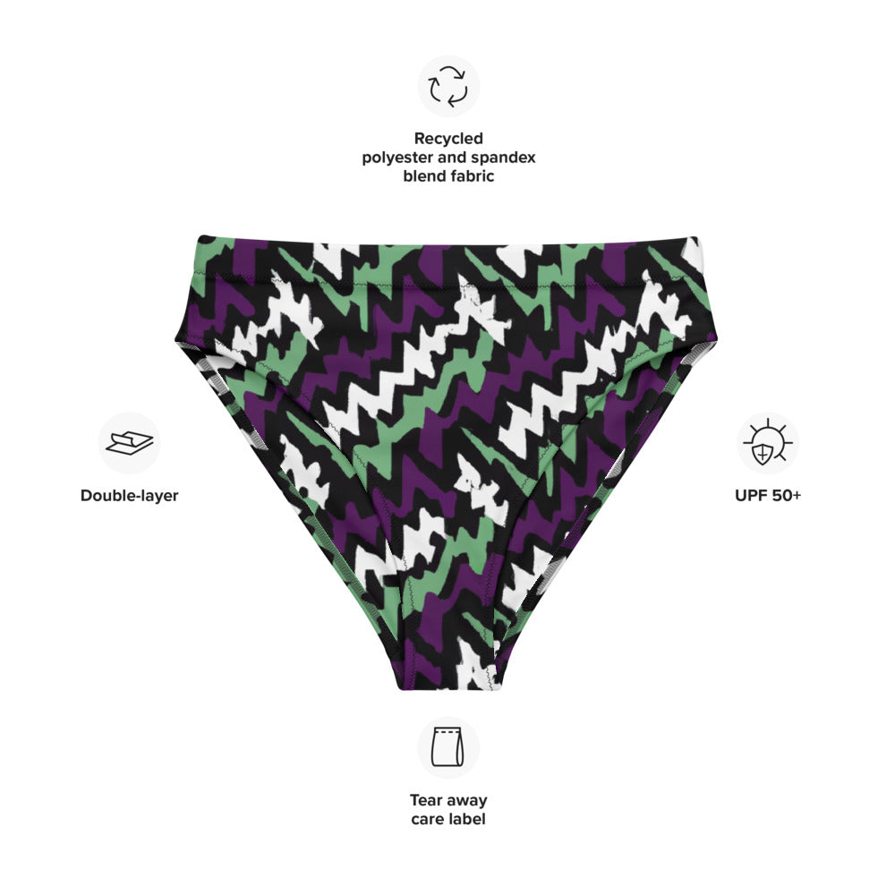 Regal High-Waisted Bikini Bottom