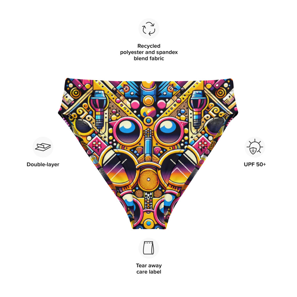 Hallyu Vibe Couture High-Waisted Bikini Bottom