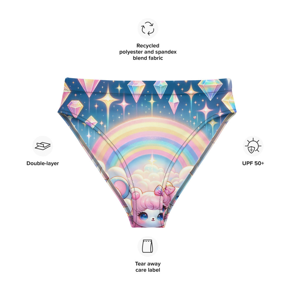 Hallyu Vibe Couture High-Waisted Bikini Bottom