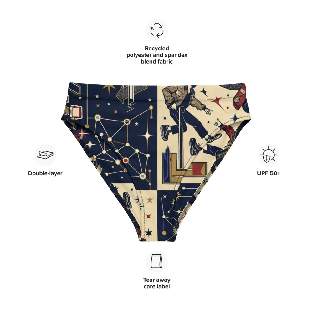 Hallyu Vibe Couture High-Waisted Bikini Bottom