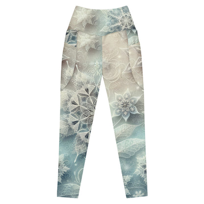 Whimsical Winter Wear Leggings with Pockets
