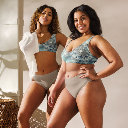 Whimsical Winter Wear Padded Bikini Top