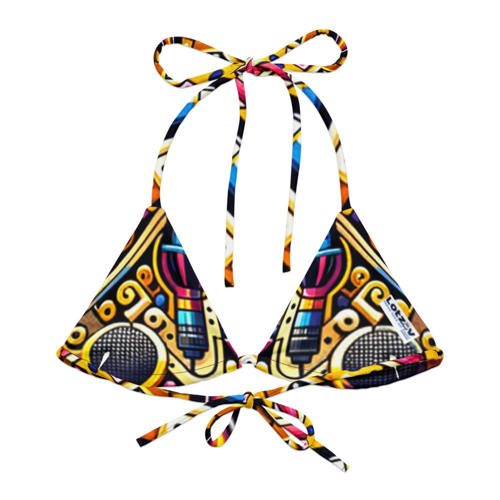 Hallyu Vibe Couture Padded String Bikini Top