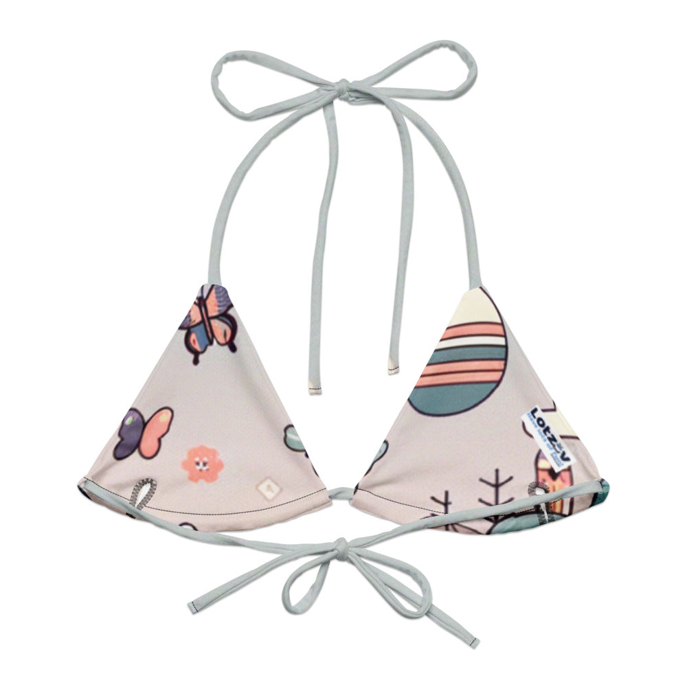 Hallyu Vibe Couture Padded String Bikini Top