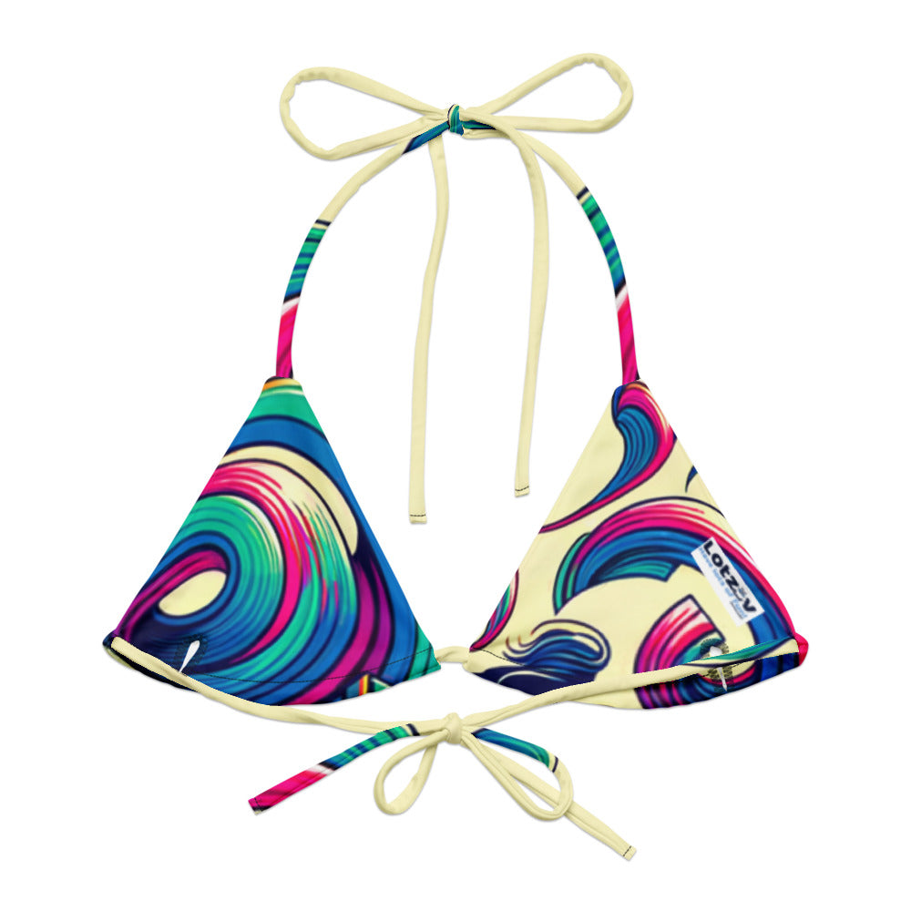 Hallyu Vibe Couture Padded String Bikini Top