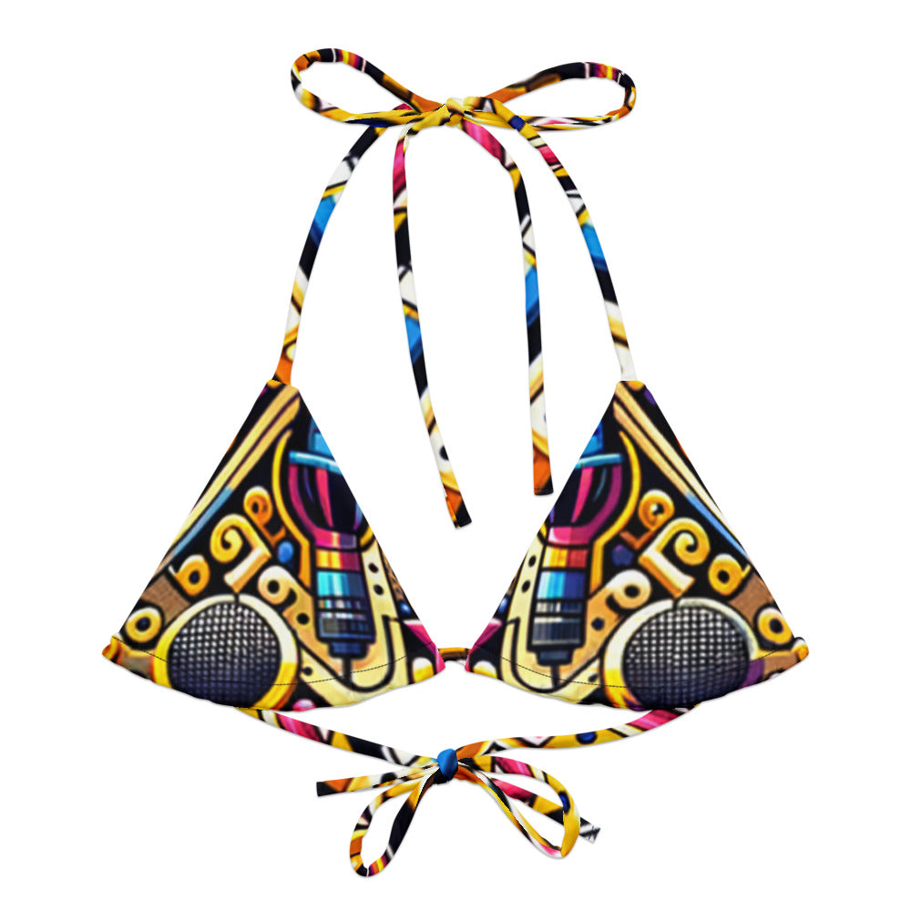 Hallyu Vibe Couture Padded String Bikini Top