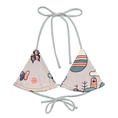 Hallyu Vibe Couture Padded String Bikini Top