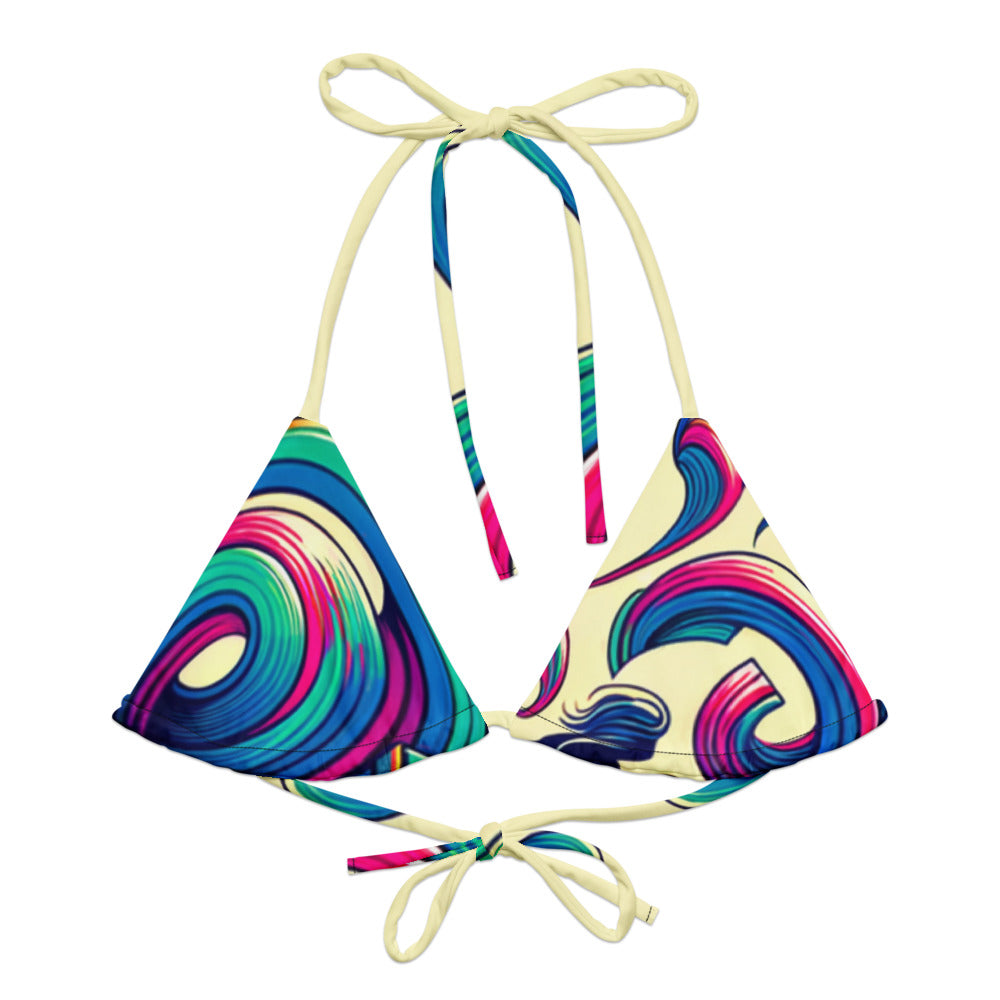 Hallyu Vibe Couture Padded String Bikini Top