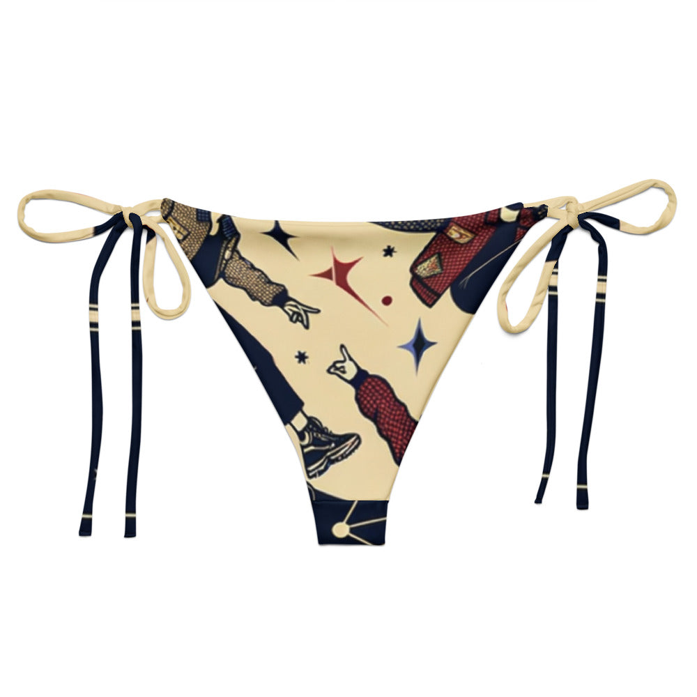 Hallyu Vibe Couture String Bikini Bottom