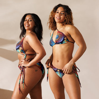 Whimsical Winter Wear String Bikini