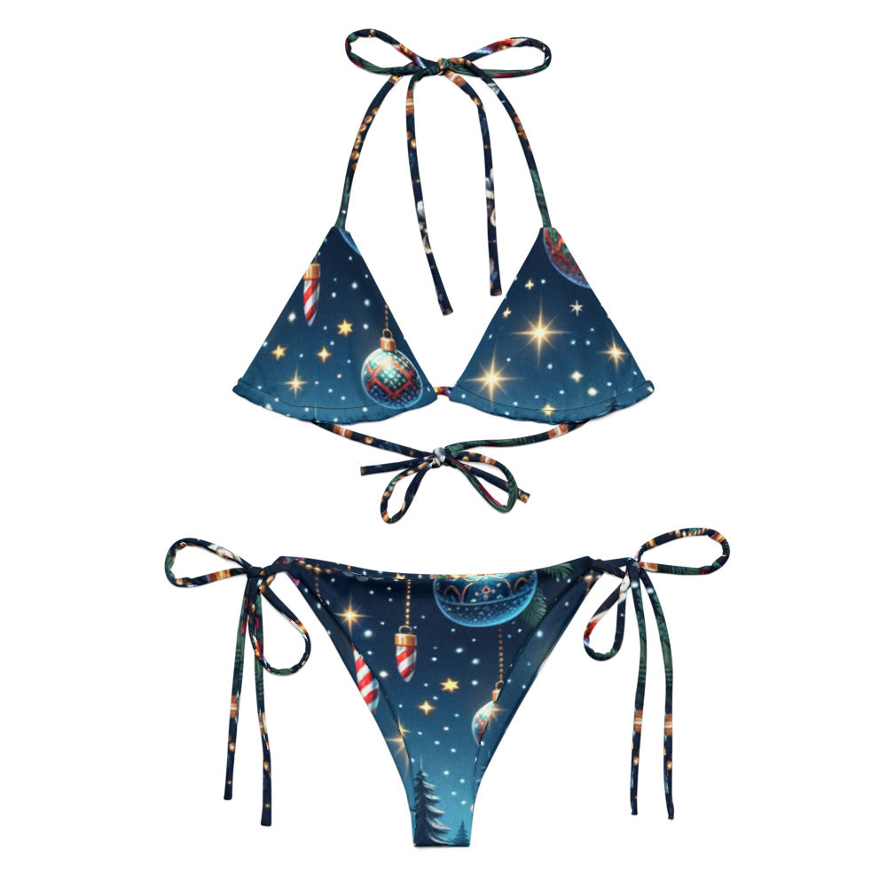 Whimsical Winter Wear String Bikini