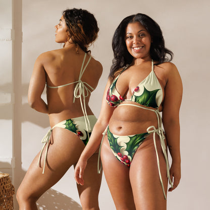 Whimsical Winter Wear String Bikini