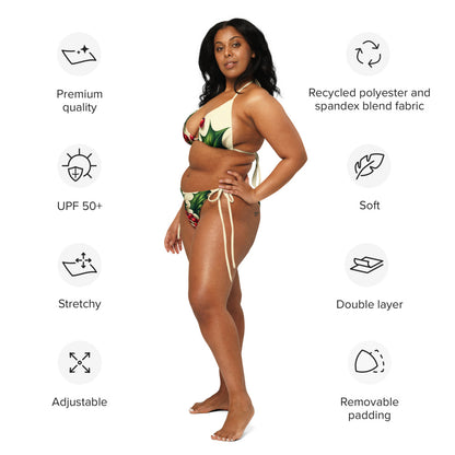 Whimsical Winter Wear String Bikini