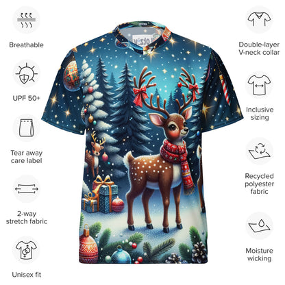 Whimsical Winter Wear Sports Jersey