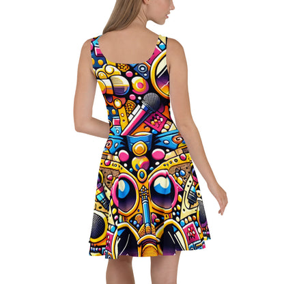 Hallyu Vibe Couture Skater Dress