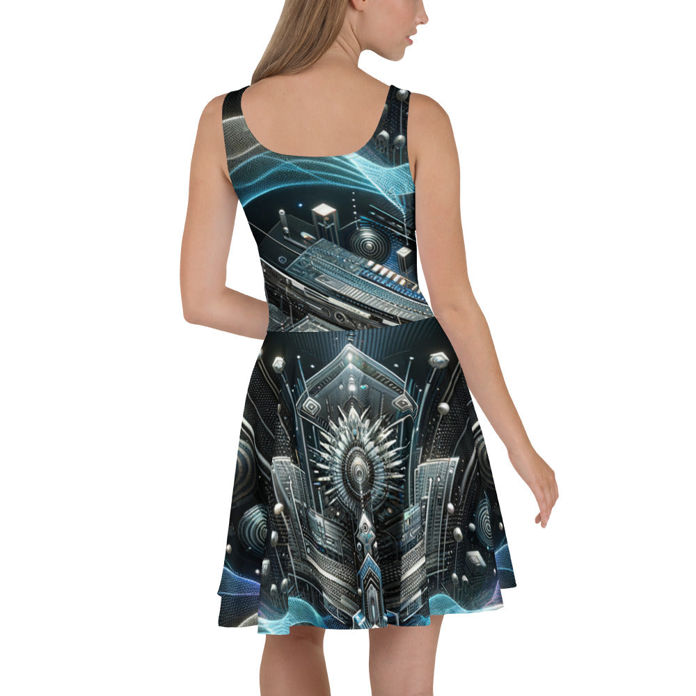 Hallyu Vibe Couture Skater Dress