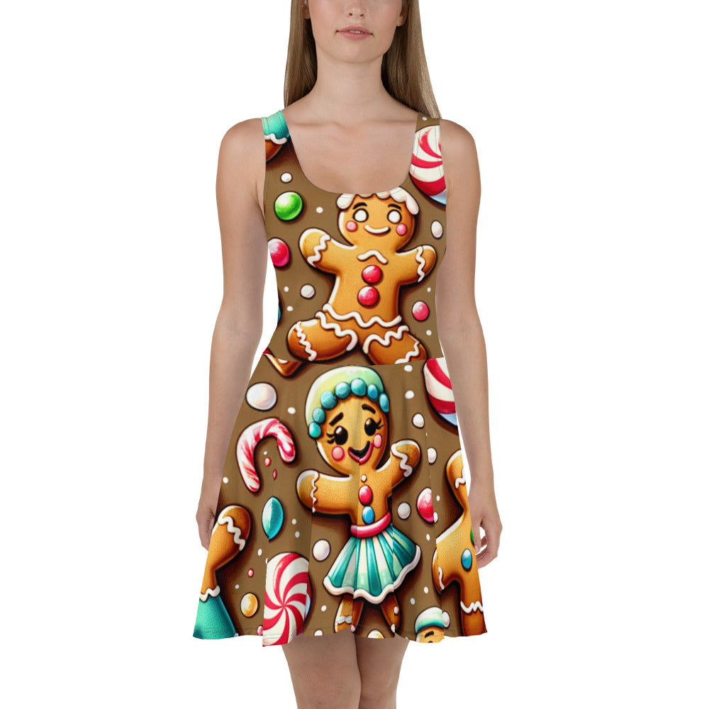 Whimsical Winter Wear Skater Dress
