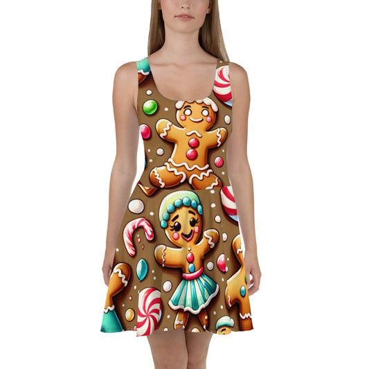 Whimsical Winter Wear Skater Dress