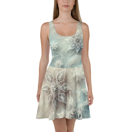 Whimsical Winter Wear Skater Dress