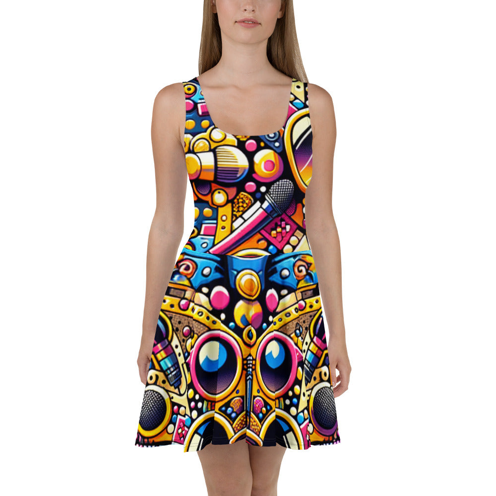Hallyu Vibe Couture Skater Dress