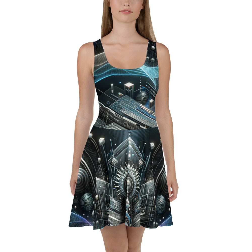 Hallyu Vibe Couture Skater Dress