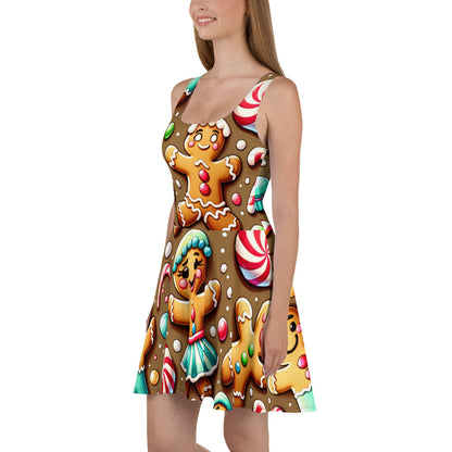 Whimsical Winter Wear Skater Dress