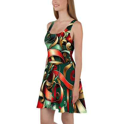 Whimsical Winter Wear Skater Dress