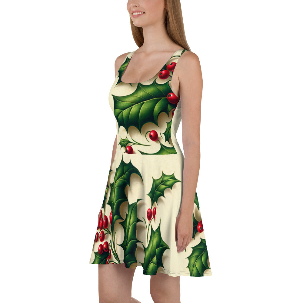 Whimsical Winter Wear Skater Dress