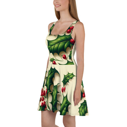 Whimsical Winter Wear Skater Dress
