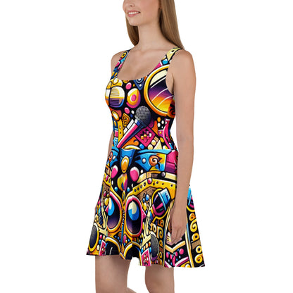 Hallyu Vibe Couture Skater Dress