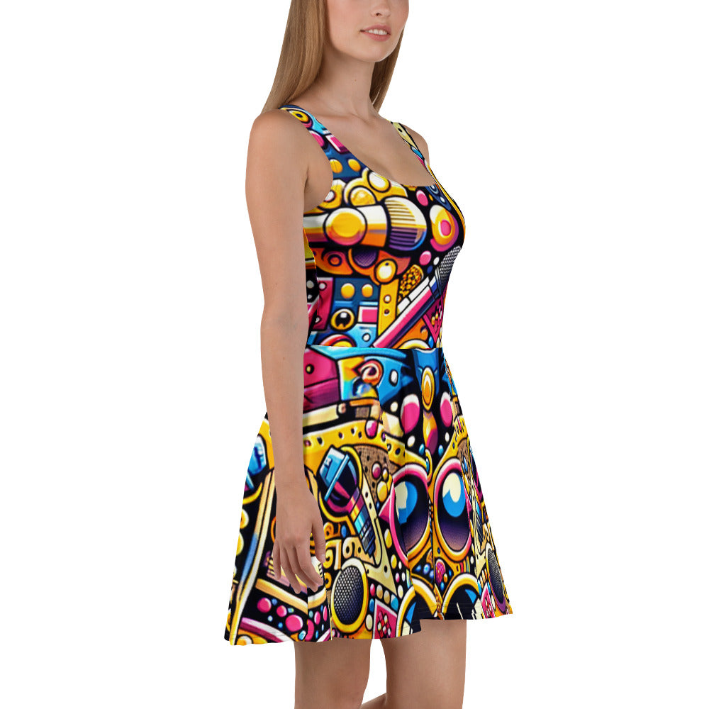 Hallyu Vibe Couture Skater Dress