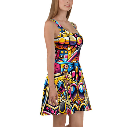 Hallyu Vibe Couture Skater Dress