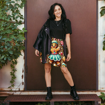Whimsical Winter Wear Skater Skirt