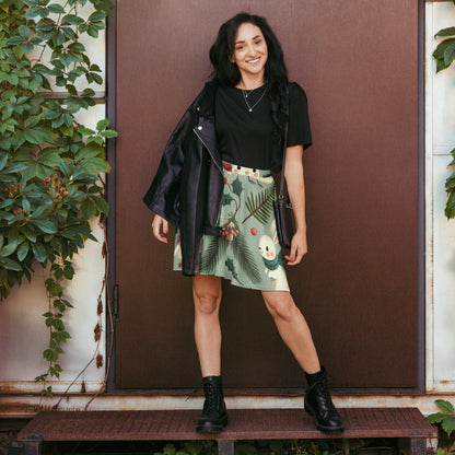 Whimsical Winter Wear Skater Skirt