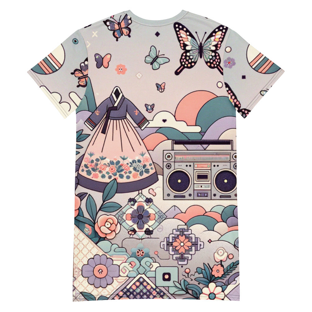 Hallyu Vibe Couture T-Shirt Dress