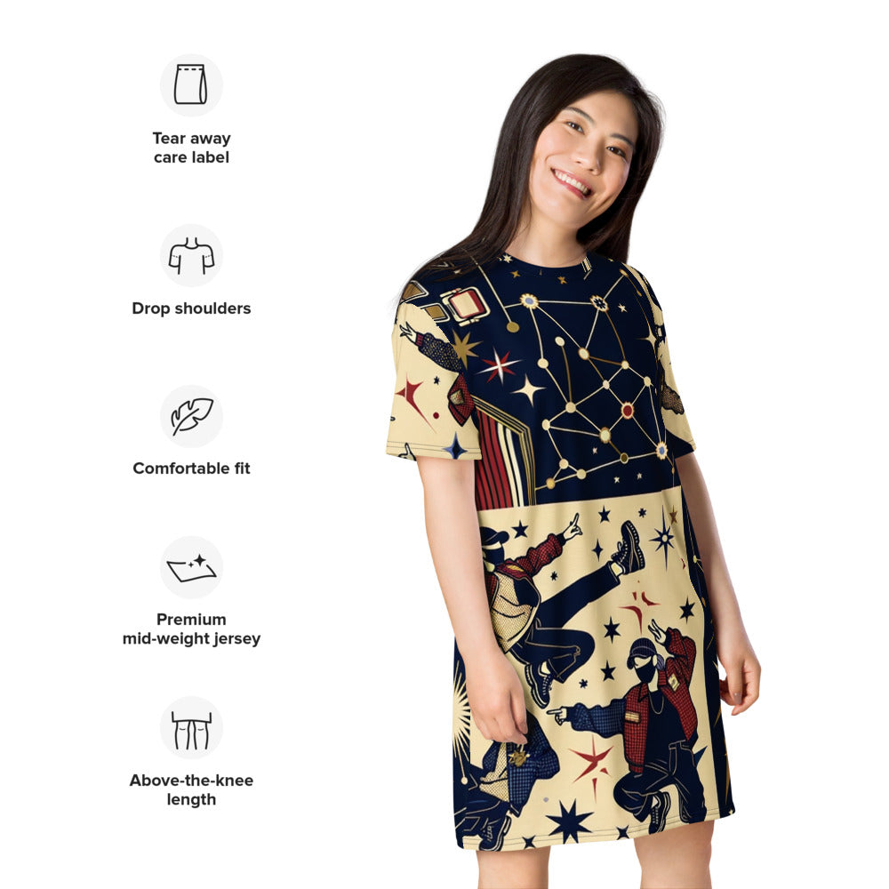 Hallyu Vibe Couture T-Shirt Dress