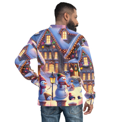 Whimsical Winter Wear Bomber Jacket