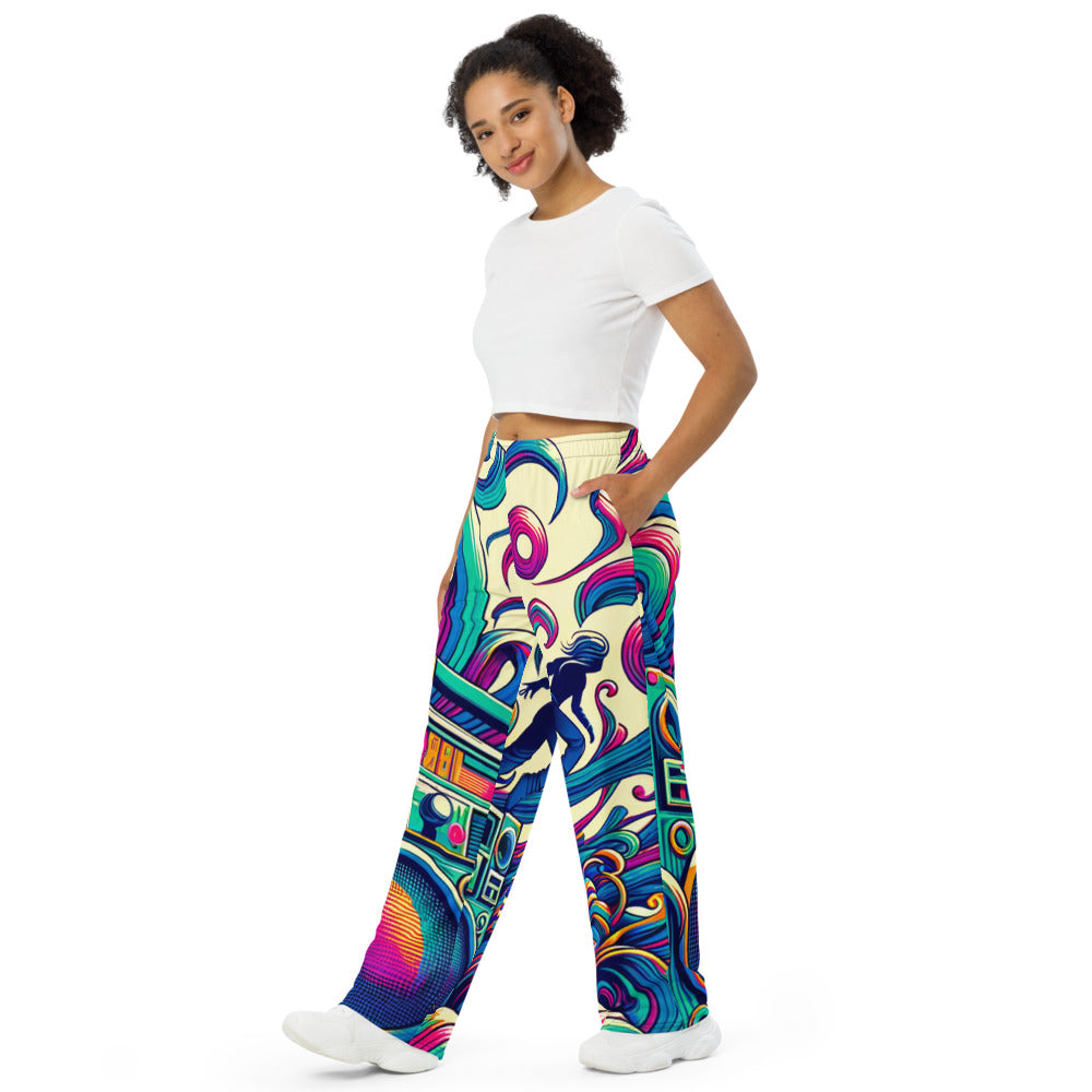 Hallyu Vibe Couture Wide-Leg Pants