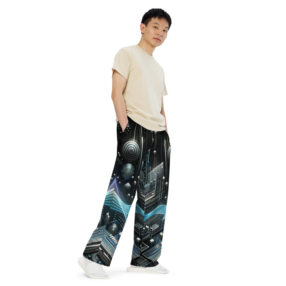 Hallyu Vibe Couture Wide-Leg Pants